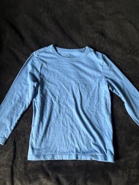 wonder nation Blue Long-Sleeve Crewneck Tee